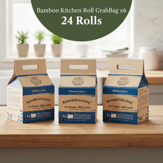 Bamboo Kitchen Roll GrabBag | 24 rolls