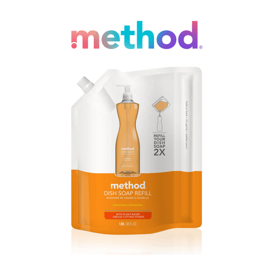 Method Plant Based Dish Soap Refill 1L - Clementine
