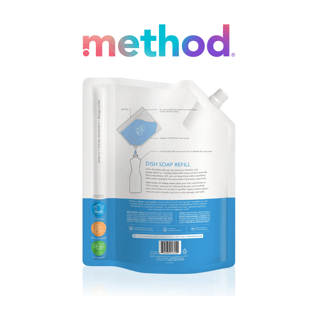 Method Plant Based Dish Soap Refill 1L - Sea Minerals