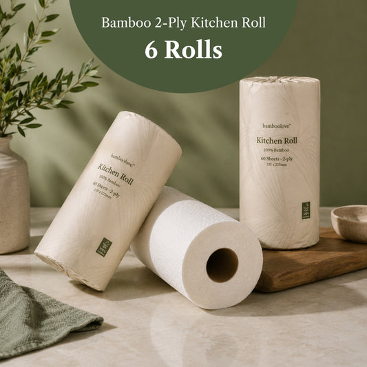 Bamboo Kitchen Rolls | 6 Individually Wrapped Rolls