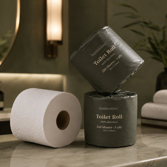 Bamboo 3-Ply Toilet Rolls | 48 Individually Wrapped Rolls
