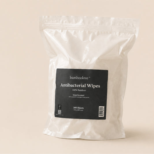 Bamboo Antibacterial Wipes Refill | 300 Wipes
