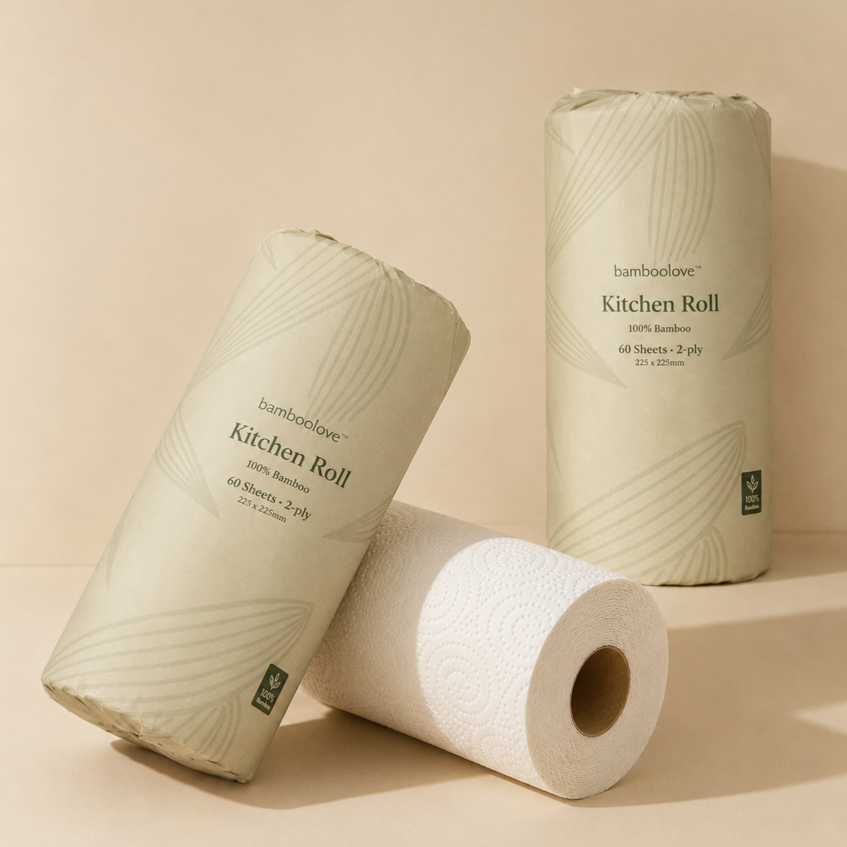 Bamboo Kitchen Rolls, 6 count